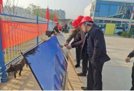 市城投公司副總經(jīng)理劉師瑞一行深入后河吉安里商業(yè)中心項目調研